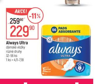 Always Ultra dámské vložky