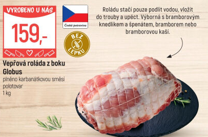 Roláda vepřová z boku Globus