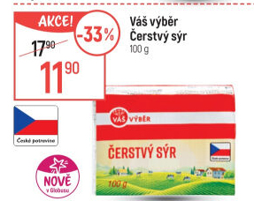 Sýr čerstvý Váš Výběr
