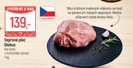 Vepřová plec bez kosti Globus
