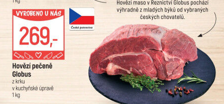 Hovězí pečeně z krku Globus