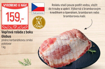 Roláda vepřová z boku Globus