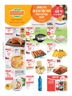 akční leták Globus 16.10.2024-22.10.2024