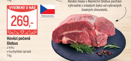 Hovězí pečeně z krku Globus