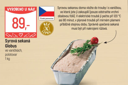 Sekaná syrová Globus