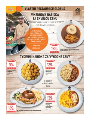 akční leták Globus 16.10.2024-22.10.2024