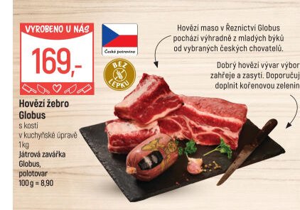 Hovězí žebro Globus