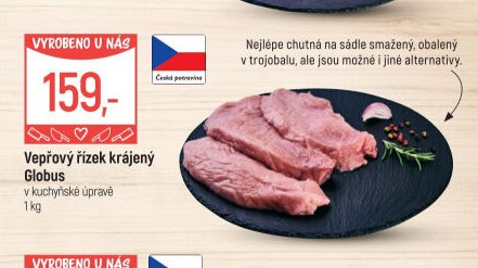 Vepřový řízek krájený Globus