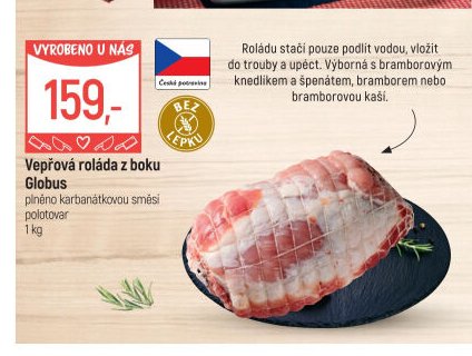 Vepřová roláda z boku Globus