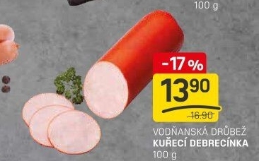 Debrecínka kuřecí Vodňanské kuře