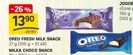 Fresh Milk snack Oreo