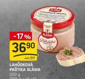 Paštika bítešská lahůdková Sláma