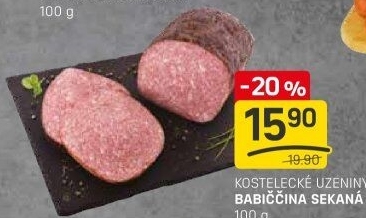 Sekaná babiččina Kostelecké uzeniny
