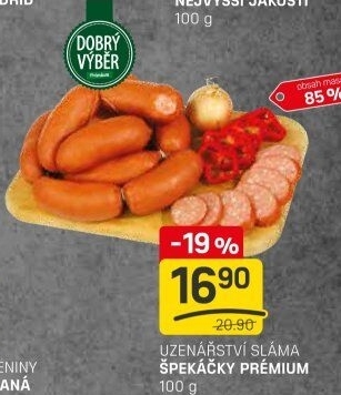 Špekáčky premium Dobrý Výběr