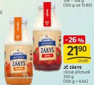 Zákys Jihočeský ochucený Madeta