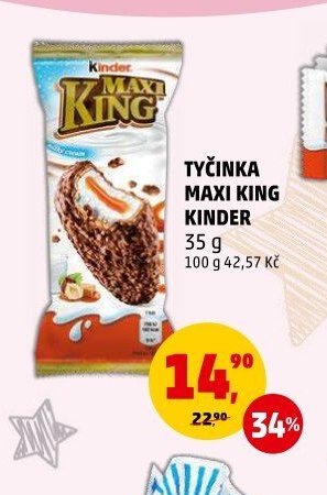 Tyčinka Maxi King Kinder