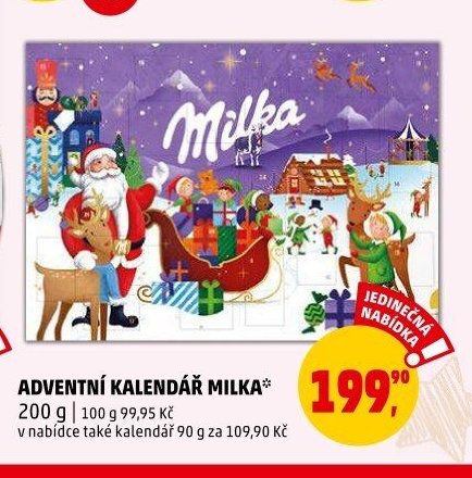 Adventní kalendář Milka