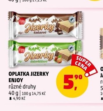 OPLATKA JIZERKY ENJOY