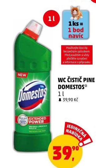 Čistič WC gelový Domestos