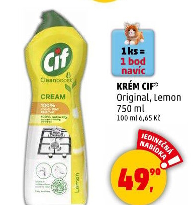 Krémový čistič Cif Cream