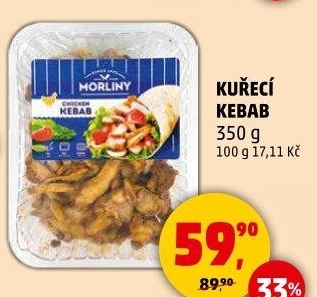 Kuřecí kebab Morliny