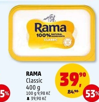 Margarín Classic Rama