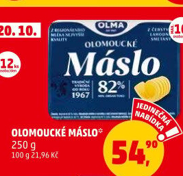 Máslo Olomoucké Olma