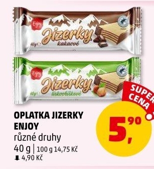 Oplatky Jizerky Enjoy
