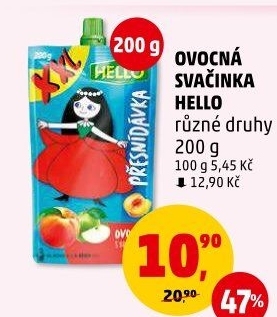 Ovocná kapsička Hello