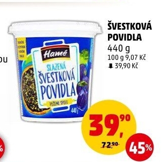 Povidla Hamé