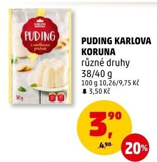 Pudink Karlova Koruna