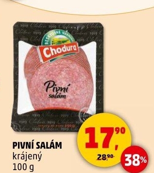 Salám pivní Beskydské uzeniny Chodura