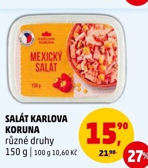 Saláty Karlova Koruna