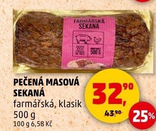 Sekaná pečená farmářská