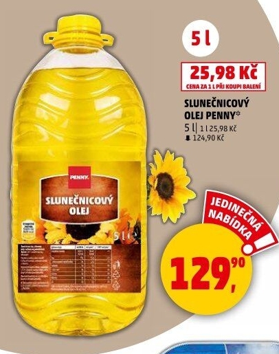 Slunečnicový olej Penny
