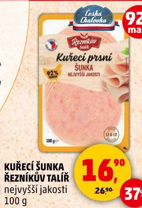 Šunka kuřecí Řezníkův talíř