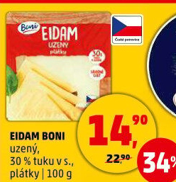Sýr Eidam uzený 30% Boni