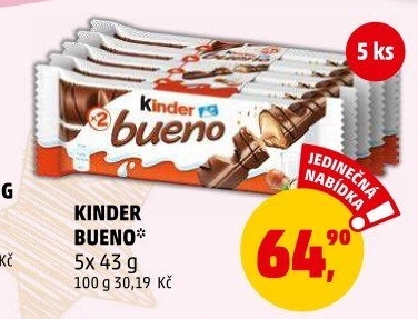 Tyčinka Bueno Kinder