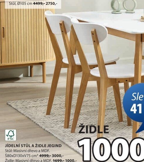 Jídelní židle Jegind