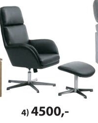 Křeslo s podnožkou Tankedal