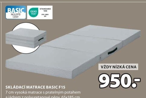 Skládací matrace
