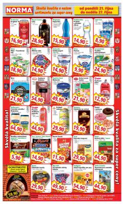 akční leták Norma 21.10.2024-27.10.2024