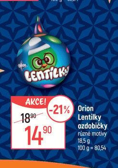 Orion Lentilky ozdobičky