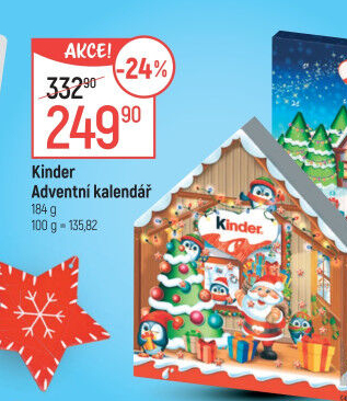 Adventní kalendář Kinder