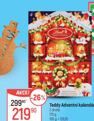 Adventní kalendář Lindt