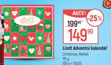 Adventní kalendář Lindt