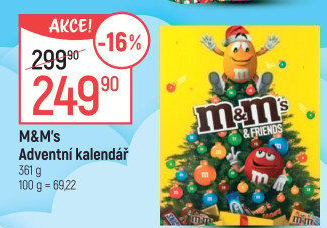 Adventní kalendář M&