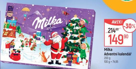 Adventní kalendář Milka