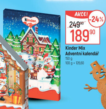 Adventní kalendář Mix Kinder