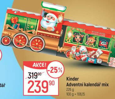 Adventní kalendář Mix Kinder